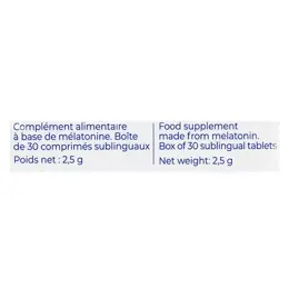 Chronodorm Mélatonine 1.9mg 30 comprimés sublinguaux