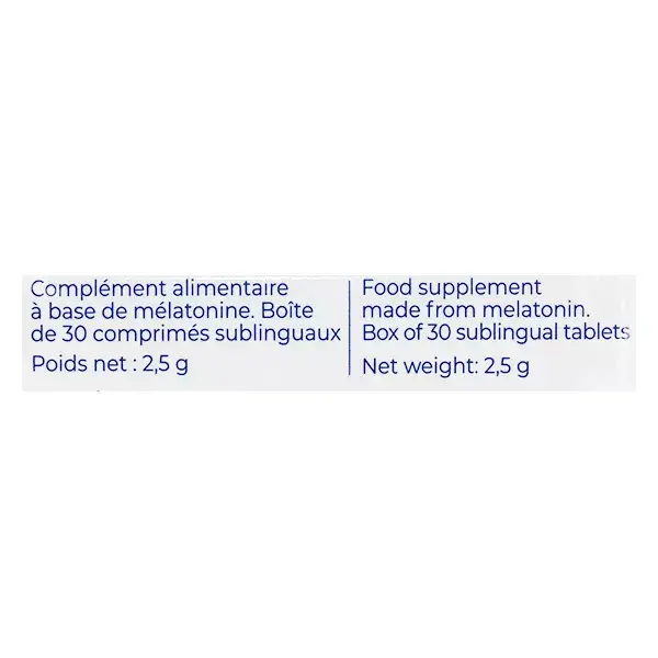 ChronoDorm Melatonin 1.9mg 30 sublingual tablets