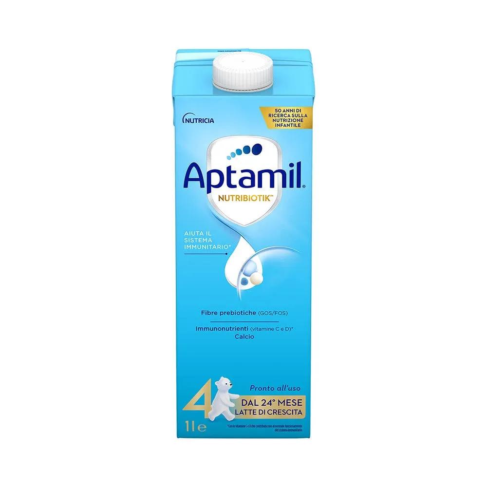 Aptamil 4, Latte di Crescita, Latte Liquido dal 24° al 36° Mese Compiuto, 1L