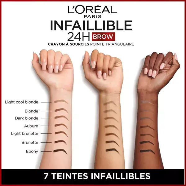 L'Oréal Paris Infaillible Brows 24h Crayon à Sourcils N°1 Black 1ml