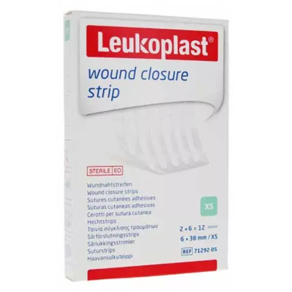 Leukoplast® wound closure strip Boite de 2 sachets 6x38mm