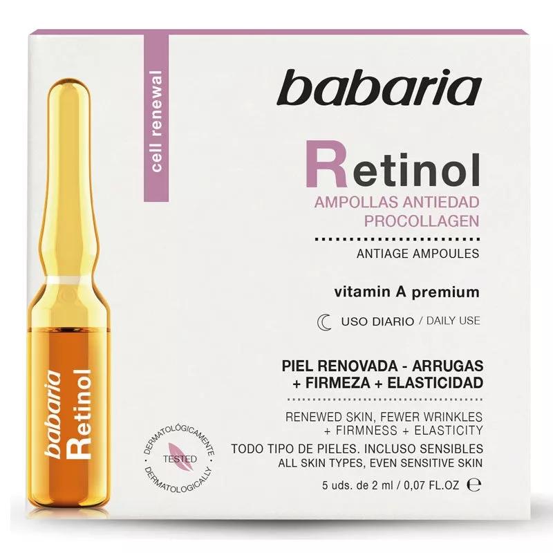 Babaria Ampolas Retinol 5Uds X 2ml