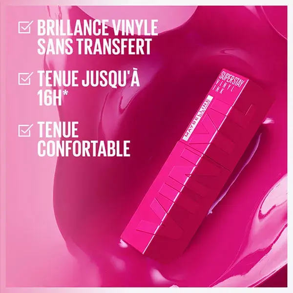 Maybelline New York Superstay Vinyl Ink Encre à Lèvres Effet Vinyl 145 ...
