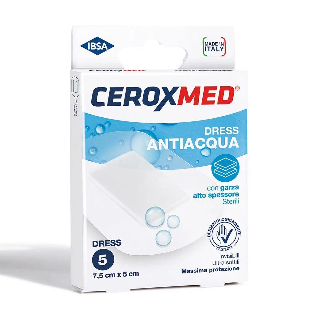 Ceroxmed Waterproof Cerotti Resistenti all'Acqua 7,2x5 cm 5 Pezzi