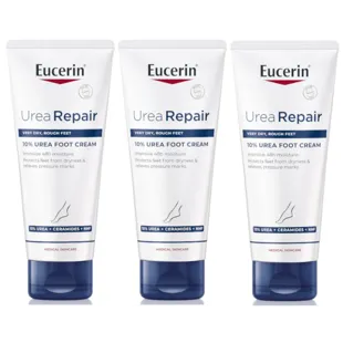 Eucerin UreaRepair Foot Cream 10% Urea 3x100 ml