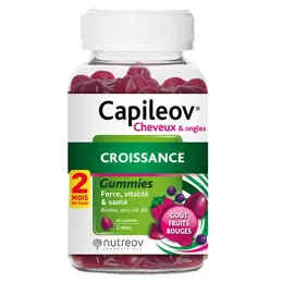 Nutreov Physcience Capileov Cheveux & Ongles Croissance 60 gummies