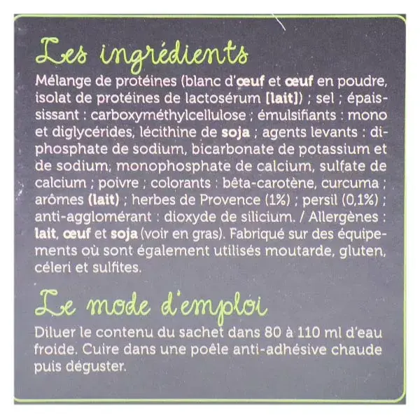 Protifast Petits Plats Omelette Fines Herbes 7 sachets