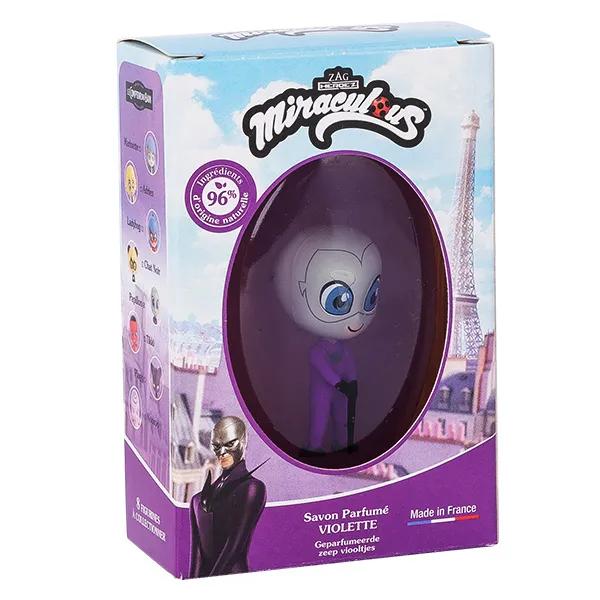 Le Comptoir Du Bain & Miraculous Jabón Sólido Figura Mariposa Violeta 75g