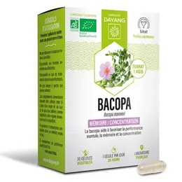 Dayang Phytothérapie Bacopa Bio 30 gélules