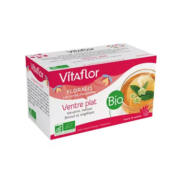 Vitaflor Bio Tisane Ventre Plat 18 sachets