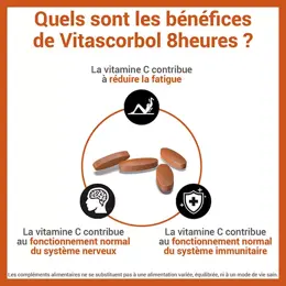 Vitascorbol 8 Heures 500mg 30 comprimés