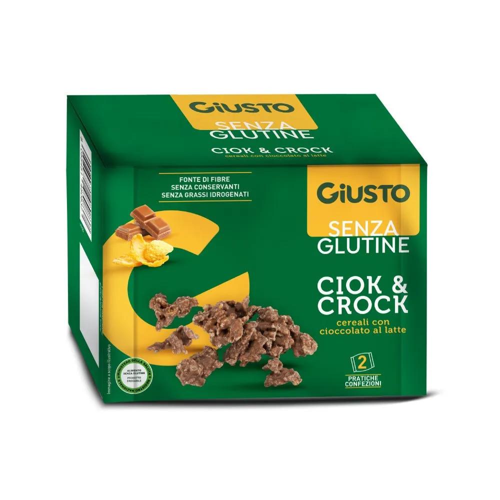 Giusto Senza Glutine Ciok&Crok Cereali Al Latte 125 g