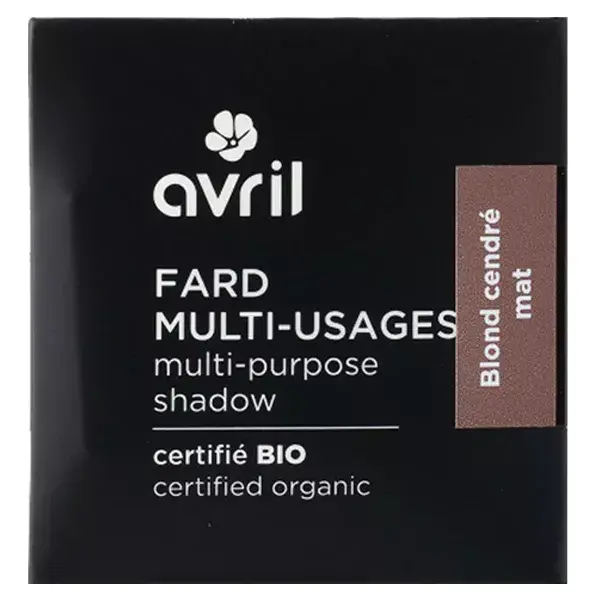 Avril Yeux Fard Multi-Usages Blond Cendré Mat Bio 2,5g