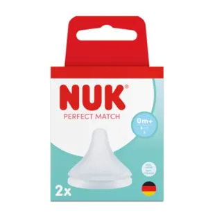 Nuk Perfect Match Silicone Teats Soft Flow +0m 2 pcs