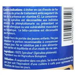 Gourmet Spiruline Paillettes Croquantes & Intenses Bio 90g