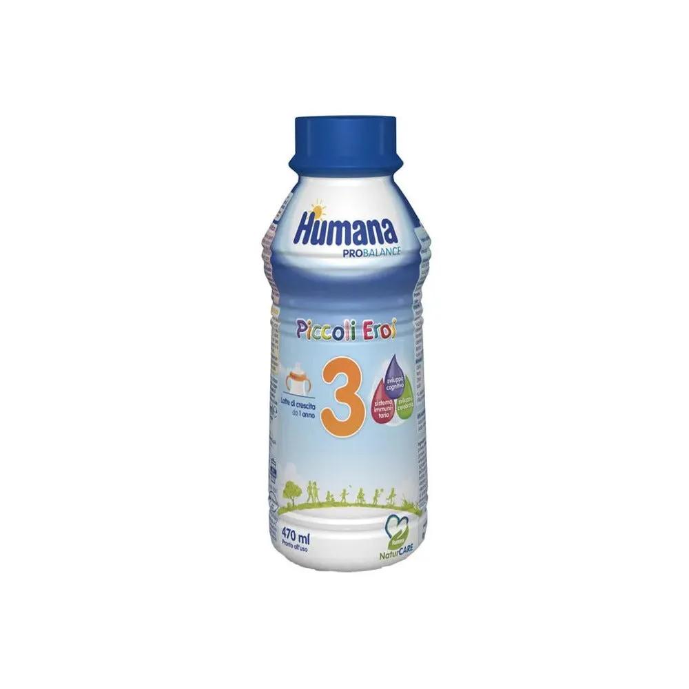 Humana 3 Probalance Latte Di Crescita Liquido Dall'anno ai Due Anni di Vita 470 ml