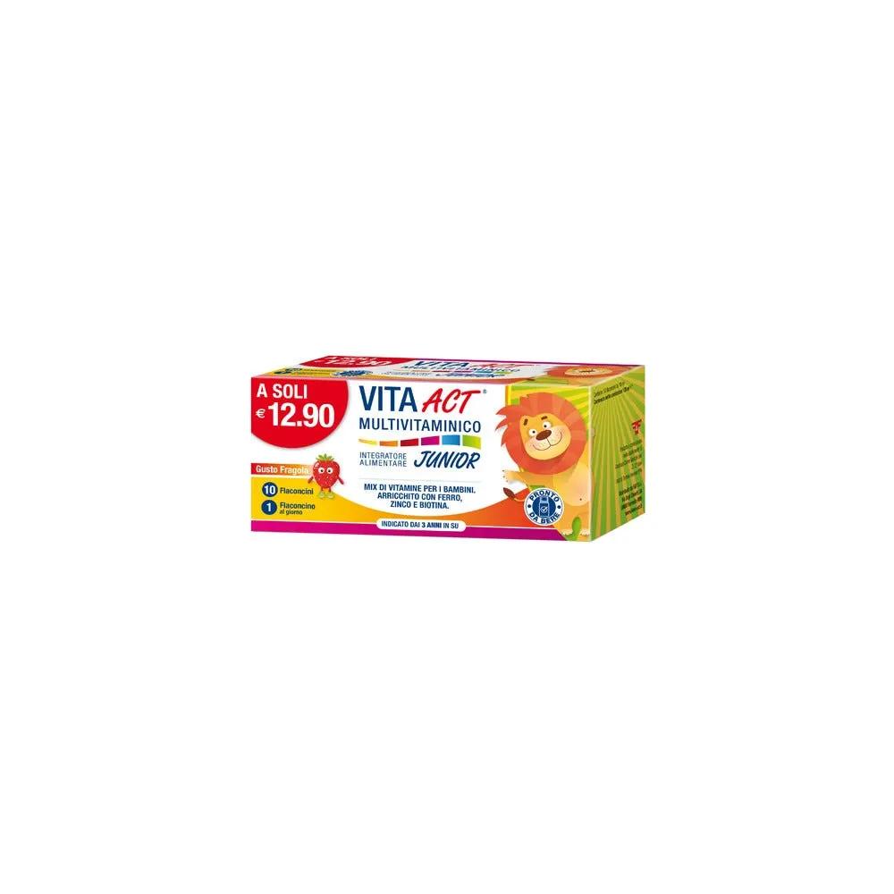 Vita Act Multivitaminico Junior Integratore Per Bambini 10 Fiale Da 10 ml