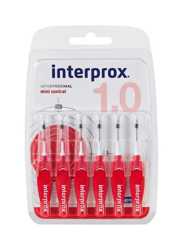 Interprox Mini Conical 6 Scovolini Rossi