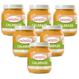 Babybio Pumpkin Jar +6m 6x130 gr
