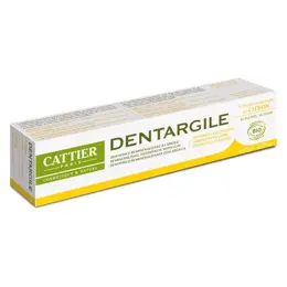 Cattier Dentargile Dentifrice Citron Bio 75ml