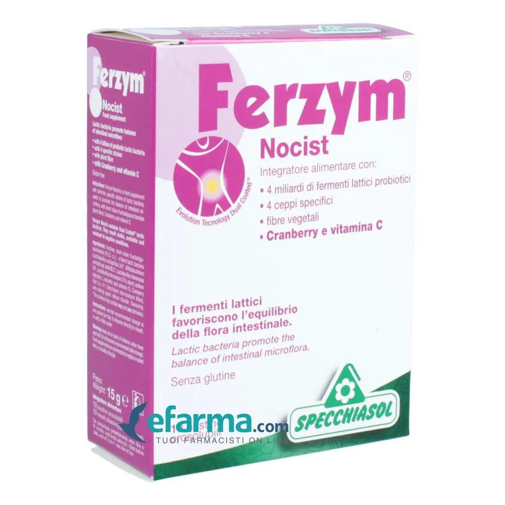 Specchiasol Ferzym Nocist Integratore Fermenti Lattici 10 Bustine Orosolubili