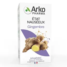 Arkopharma Arkogélules Gingembre Bio 40 gélules