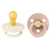 Bibs Pacifiers Colors Blush/Ivory 6-18m 2 units