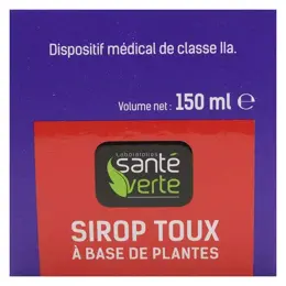 Santé Verte ActiRub Sirop Toux Sèche & Grasse 150ml