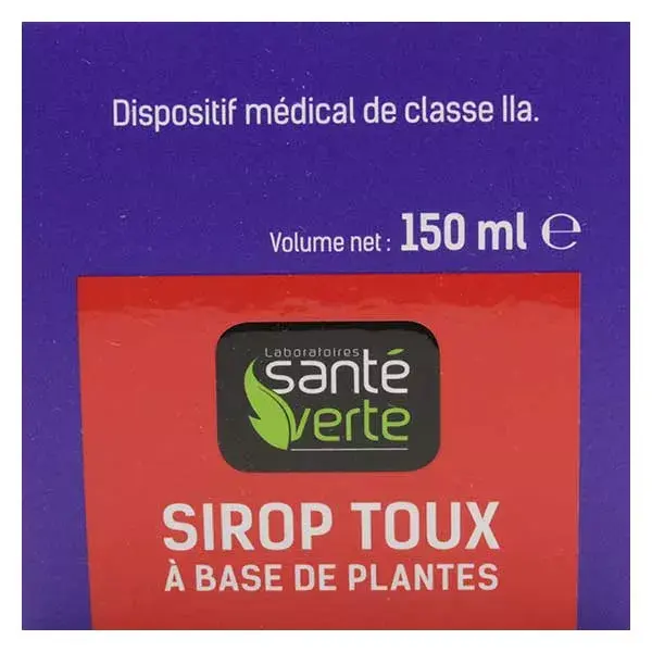 Santé Verte ActiRub Sirop Toux Sèche & Grasse 150ml