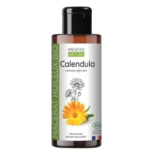 Olio di calendula biologico macerato per aromaterapia e fitoterapia Propos' Nature 100ml