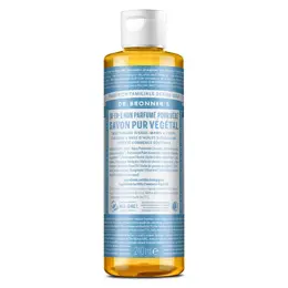 Dr Bronner's Savon Pur Végétal Non Parfumé 