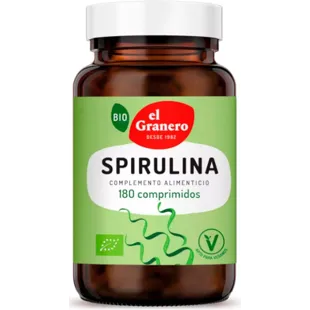 Spirulina BIO El Granero Integral 180 Tablets of 500mg