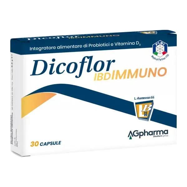 Dicoflor IBDimmuno Integratore di Vitamina D e Probiotici 30 Capsule