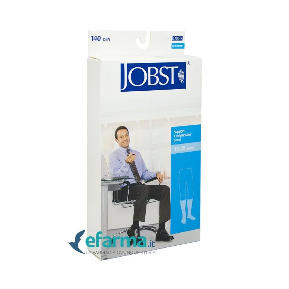 Jobst ForMen Gambaletto Uomo Compressione Graduata 15-20 Taglia IV Blu