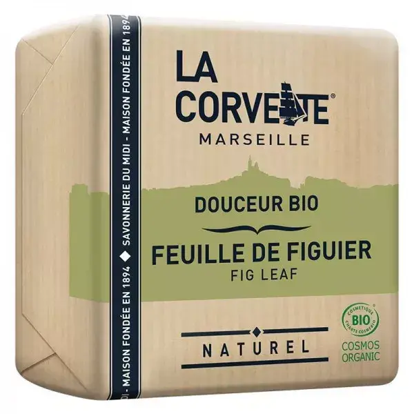 La Corvette Marseille Gentle Organic Soap Fig Leaf 100g