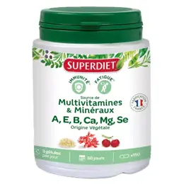 Superdiet Complexe Multivitamines et Mineraux 150 gélules