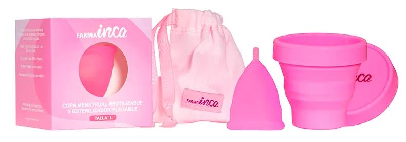 Inca Farma Menstrual Cup Size L + Sterilizer