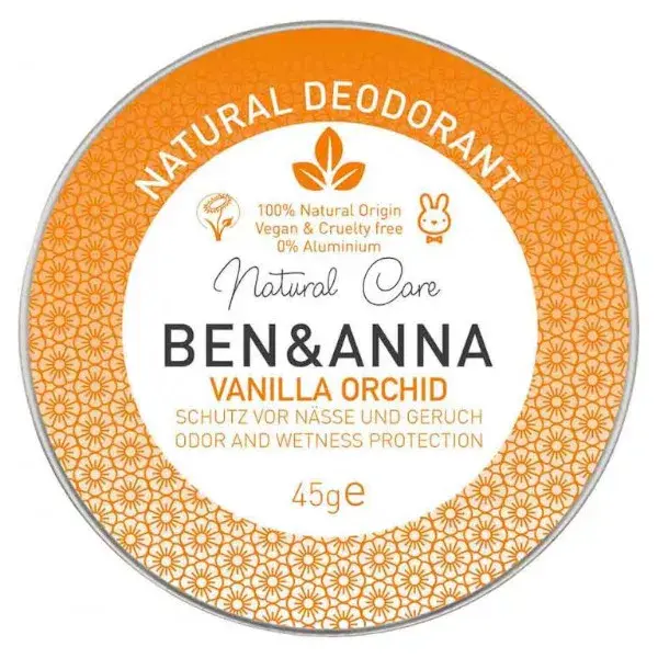 Ben & Anna Desodorante en Crema de Vanilla-Orquídea 45g