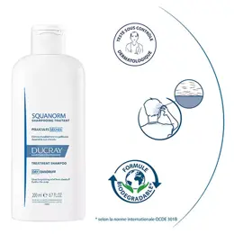 Ducray Squanorm Shampoing Traitant Pellicules Sèches 200ml