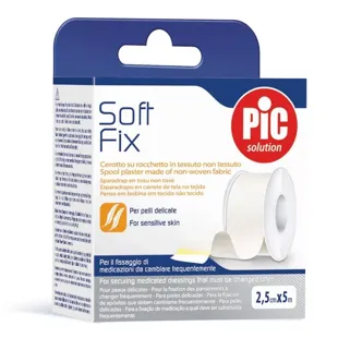 PIC Solution Fita Pic Soft Fix 2,5 cm x 5 metros