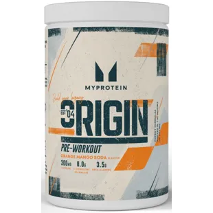 Myprotein Origin Pre-Workout Orangen- und Mango-Erfrischungsgetränk 600 gr