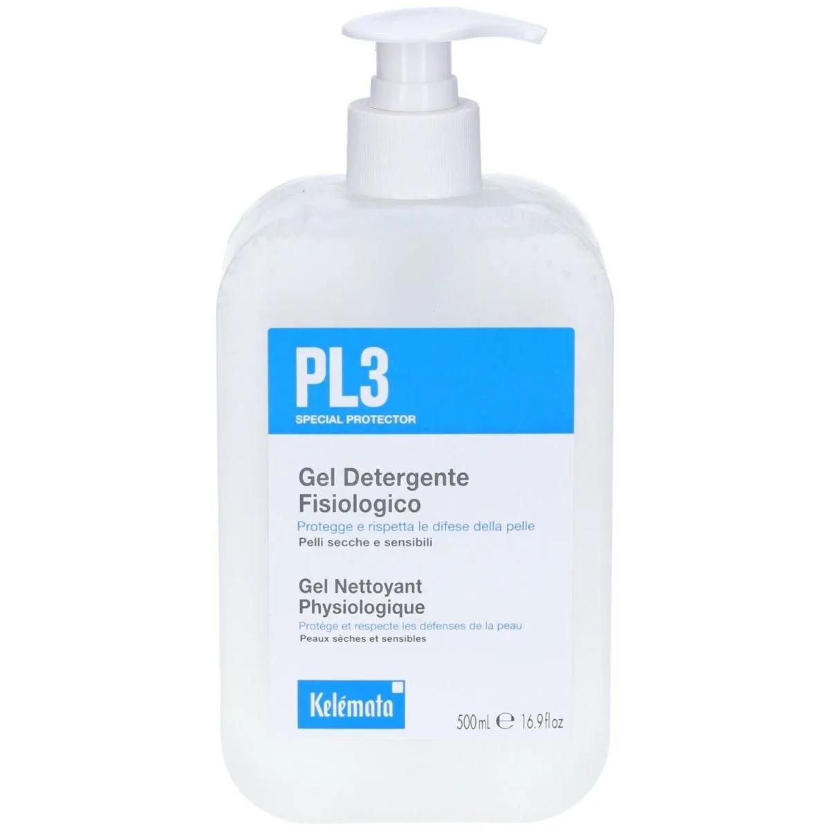 PL3 Gel Detergente Fisiologico Pelli secche e sensibili 500 ml