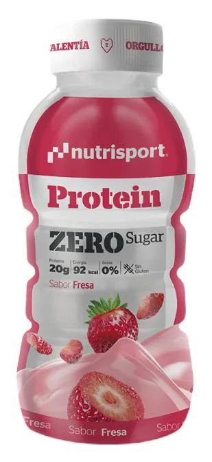 Nutrisport Protein Zero Aardbeienshake 330 ml