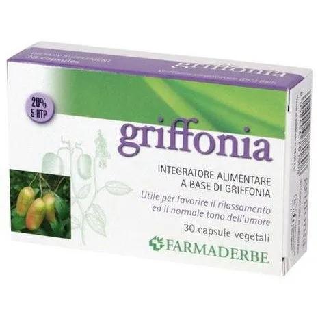 Farmaderbe Griffonia Integratore Benessere Mnetale 30 Capsule