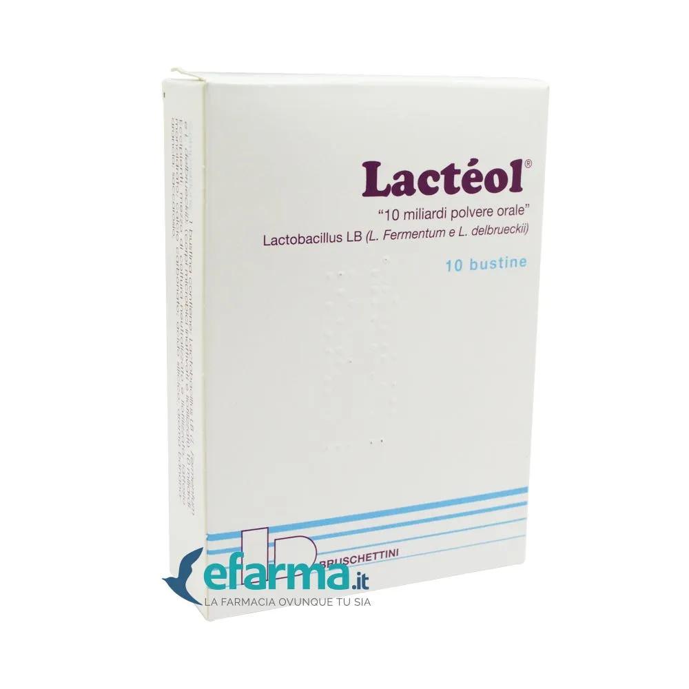 Lacteol Polvere Fermenti Lattici 10 miliardi Lactobacillus LB 10 Bustine