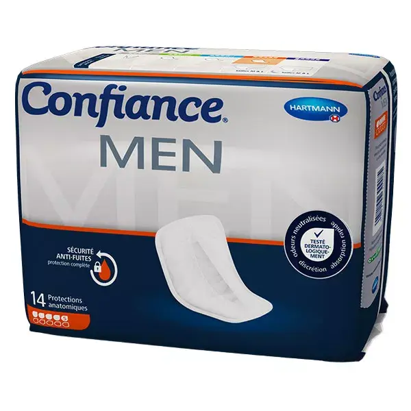 Hartmann Confiance Men Absorption 5 Gouttes 14 protections