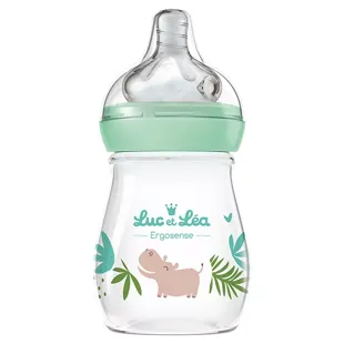 Luc et Léa Biberon Plastica Ippopotamo 150ml
