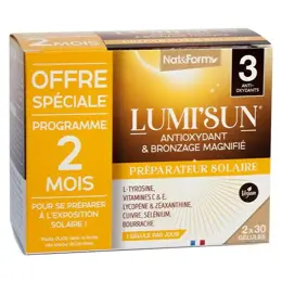 Nat & Form Lumi'Sun Préparateur Solaire Duo 60 gélules