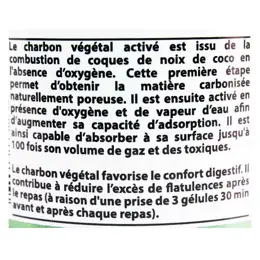 Vit'all+ Charbon Végétal Activé 60 gélules végétales