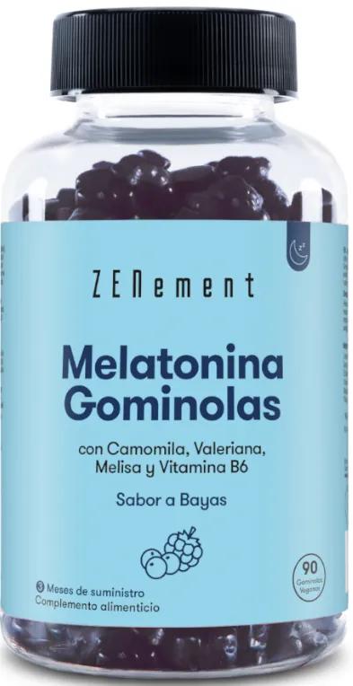 ZENement Gummies Saveur de Baies de Mélatonine 90 Gummies Vegan